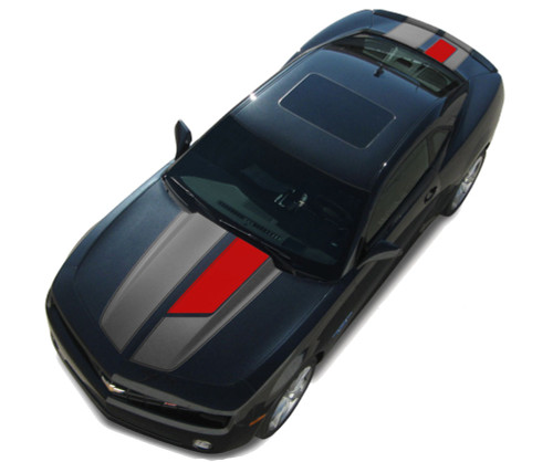 2014 - 2015 Chevy Camaro Factory OEM Style "45th Anniversary" Racing and Rally Stripes Graphic Kit! Engineered specifically for the new Camaro RS Model, pre-designed and ready to install!