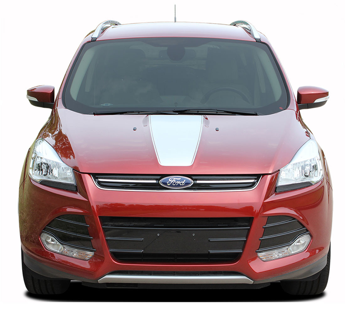 CAPTURE : Ford Escape Hood Vinyl Graphics Decal Stripe Kit 2013-2019 Models  - MoProAuto | Professional Vinyl Graphics and Striping