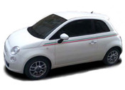 SE 5 ITALIAN STRIPE : Fiat 500 Vinyl Graphics Kit! Fiat 500 Abarth Vinyl Graphics, Stripes and Decal Kit! Italian Side Stripes - Pre-cut pieces ready to install, using only Premium Cast 3M, Avery, or Ritrama Vinyl! 