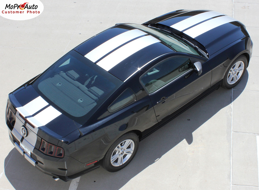 2013 2014 THUNDER : Ford Mustang Lemans Racing Stripes Rally Decals ...