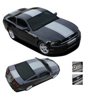 VENOM : Super Snake Style Ford Mustang Racing and Rally Stripes Vinyl Graphics Kit  - * NEW Super Snake Style Vinyl Graphics Kit for the Ford Mustang! Factory Style Wide Center Racing Stripes and Rally Kit, featuring Premium Grade Vinyl. Test sized and fitted for a professional install every time!