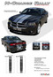 N-CHARGE RALLY : Vinyl Graphics Racing Stripes Kit for Dodge Charger - Sizing Details