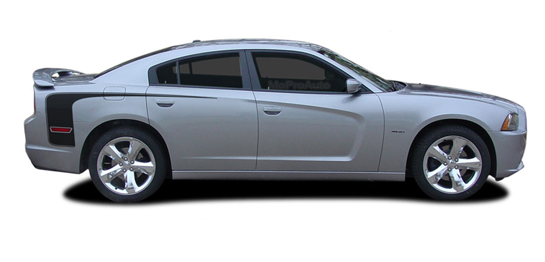 Hockey Solid 2 Dodge Charger Decals Rear Quarter Panel Extended Stripes Vinyl Graphics Kit Fits 2011 2014 Moproauto Professional Vinyl Graphics And Striping