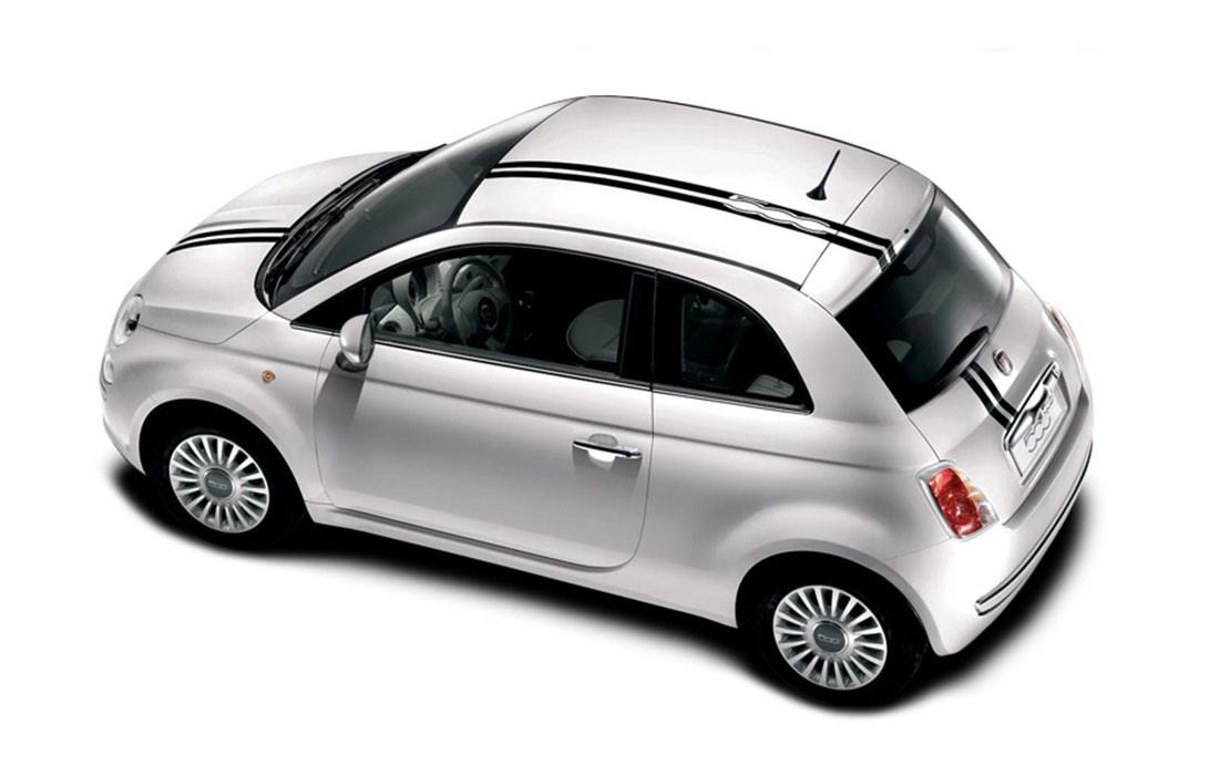 2011 2017 Euro Rally Fiat 500 Abarth Stripes Decals