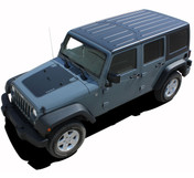 Jeep Wrangler 2007 2008 2009 2010 2011 2012 2013 2014 2015 2016 2017 OUTFITTER Vinyl Graphics Kit! Engineered specifically for the new Jeep Wrangler, this kit will give you a factory OEM upgrade look at a discount price! Pre-trimmed sections ready to install! Fits Jeep Wrangler Hoods . . .