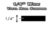1/4" x 150ft Professional Vinyl Solid Pin Striping Roll 
Pro Grade Solid Color Vinyl Pin Striping Rolls Made Exclusively for the Automotive Market!