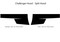 Challenger Hood Vinyl Graphic and Decals - Split Hood Style