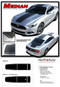 MEDIAN : Ford Mustang Wide Center Lemans Style Racing and Rally Stripes Vinyl Graphics Kit! * NEW Vinyl Graphics Kit for the 2015 2016 2017 Ford Mustang! Factory Style Racing Stripes and Rally Kit, featuring Premium Grade Vinyl. The "look" without the factory cost! Update your New Mustang today and start heads turning!