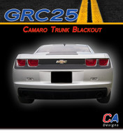 2010-2013 Camaro Trunk Blackout Stripes : Vinyl Graphics Kit (M-GRC25a)
