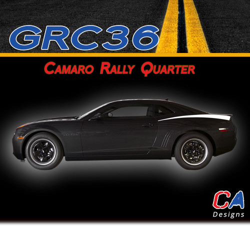 2010-2015 Chevy Camaro Rally Quarter Vinyl Stripe Kit (M-GRC36)