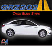 2011-2015 Chevy Blade Racing Vinyl Stripe Kit (M-GRZ202)