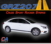 2011-2015 Chevy Cruze Sport Rocker Vinyl Stripe Kit (M-GRZ207)