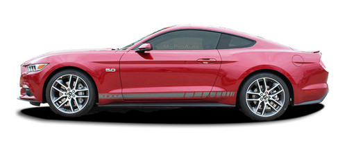 2015 2016 2017 2018 2019 2020 2021 2022 2023 STALLION ROCKER 2 : Ford Mustang Strobe Rocker Panel Stripes Vinyl Graphic Decals * NEW Ford Mustang Rocker Panel Stripes Kit! Give a modern muscle car look to your new Mustang that will set your ride apart! Professional Style 3M Vinyl Graphics Kit - Pre-Trimmed and Designed, Ready to Install! For Automotive Restylers and Dealers!