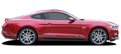 2015 2016 2017 2018 2019 2020 2021 2022 2023 HASTE ROCKER : Ford Mustang Rocker Panel Stripes Vinyl Graphic Decals * NEW Ford Mustang Rocker Panel Stripes Kit! Give a modern muscle car look to your new Mustang that will set your ride apart! Professional Style 3M Vinyl Graphics Kit - Pre-Trimmed and Designed, Ready to Install! For Automotive Restylers and Dealers!