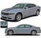2015, 2016, 2017, 2018, 2019, 2020, 2021, 2022 RECHARGE 2 COMBO : Hood and Rear Quarter Panel Sides Vinyl Graphic, Decals, and Stripe Kit for Dodge Charger (PDS3311)