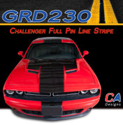 2015-2023 Dodge Challenger Full Pin Line Center Vinyl Stripe Kit (M-GRD230)