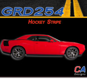 2015-2023 Dodge Challenger Hockey Stripe Vinyl Stripe Kit (M-GRD254)