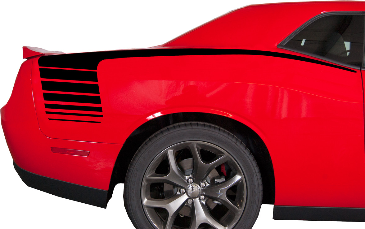 2015 2018 Dodge Challenger Strobe Hockey Stripe Vinyl