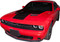 2015-2023 Dodge Challenger Hood Center Vinyl Stripe Kit (M-GRD261)