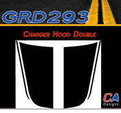 2006-2010 Dodge Charger Double Hood Vinyl Stripe Kit (M-GRD293)