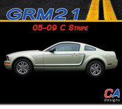 2005-2009 Ford Mustang C Stripe Side Vinyl Stripe Kit (M-GRM21)