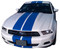 2010-2012 Ford Mustang Racing Stripe Vinyl Stripe Kit (M-GRM32)