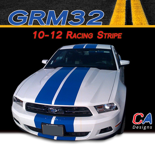 2010-2012 Ford Mustang Racing Stripe Vinyl Stripe Kit (M-GRM32)