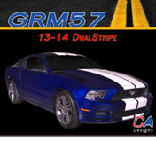 2013-2014 Ford Mustang Dual Vinyl Stripe Kit (M-GRM57)