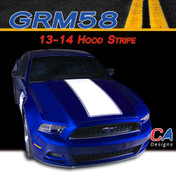2013-2014 Ford Mustang Hood Vinyl Stripe Kit (M-GRM58)