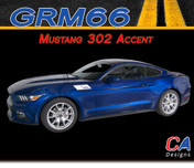 2015-2016 Ford Mustang 302 Accent Side Vinyl Stripe Kit ( M-GRM66)
