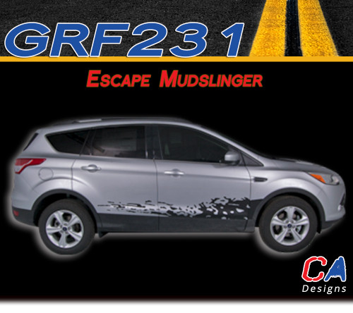 2011-2015 Ford Escape Mudslinger Vinyl Stripe Kit (M-GRF231)