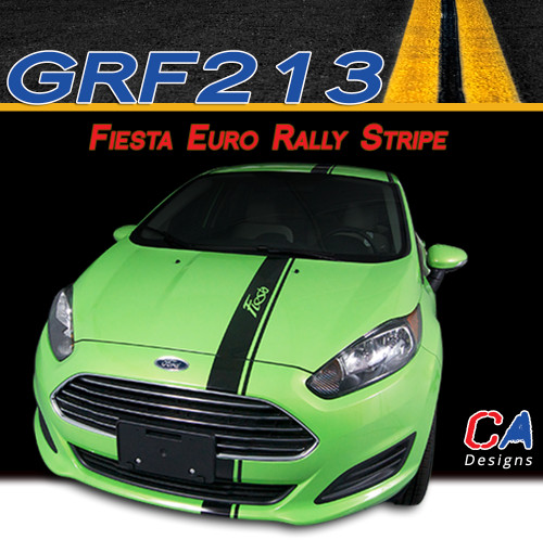 2014-2015 Ford Fiesta Euro Rally Vinyl Stripe Kit (M-GRF213)