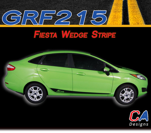 2014-2015 Ford Fiesta Wedge Vinyl Stripe Kit (M-GRF215)