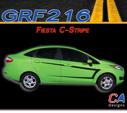 2014-2015 Ford Fiesta C-Stripe Vinyl Stripe Kit (M-GRF216)