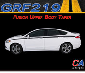 2013-2015 Ford Fusion Upper Body Taper Vinyl Stripe Kit (M-GRF219)