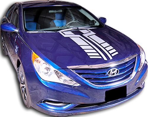 2009-2014 Hyundai Sonata Crossover Hood Vinyl Stripe Kit - MoProAuto ...