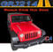 2007-2017 Jeep Wrangler Hood Spears Vinyl Graphic Stripe Package (M-GRJ214)