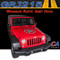 2007-2017 Jeep Wrangler Rustic Army Hood Vinyl Graphic Stripe Package (M-GRJ215)