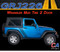 2007-2018 Jeep Wrangler Mud Tire Two Door Vinyl Graphic Stripe Package (M-GRJ226)