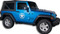 2007-2018 Jeep Wrangler Army Rustic Two Door Vinyl Graphic Stripe Package (M-GRJ227)