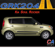 2010-2015 Kia Soul Rocker Vinyl Racing Stripe Kit (M-GRK204)