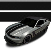 RACING STRIPES : Automotive Vinyl Graphics and Decals Kit - Shown on FORD MUSTANG (M-923)