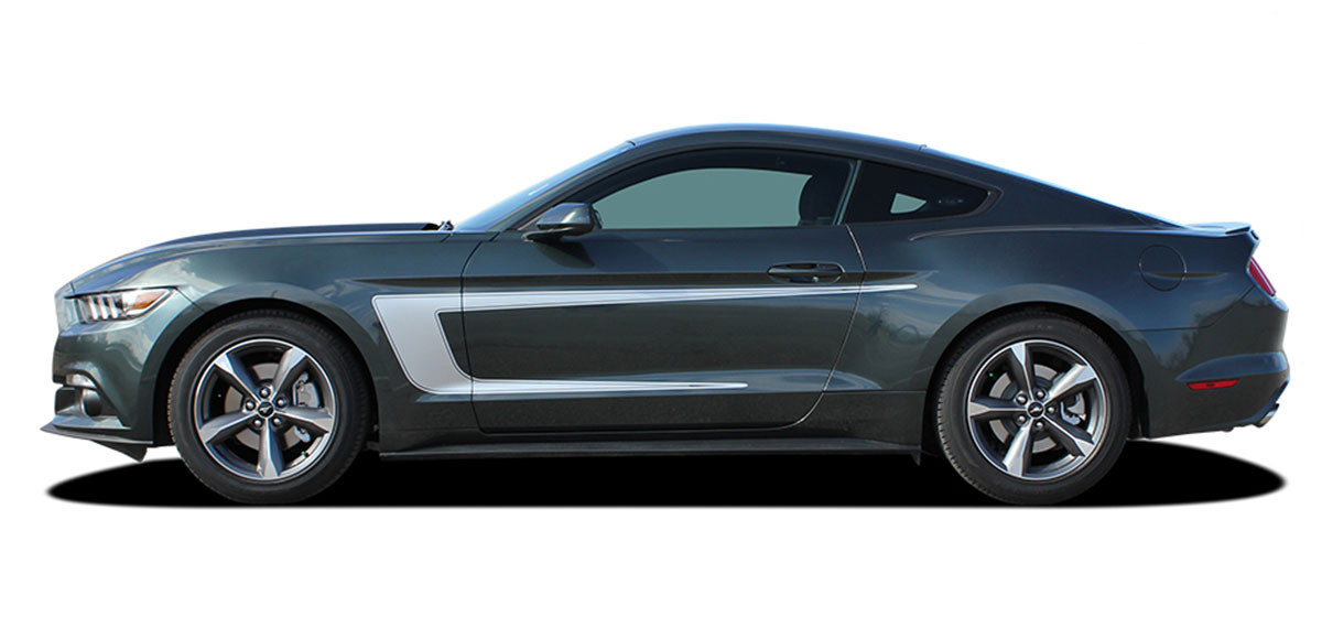 Reverse Ford Mustang C Stripe Reversible Side Door Decals Vinyl