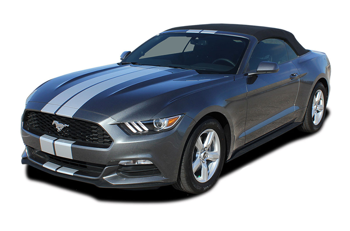 Stallion Slim Ford Mustang Lemans Racing Stripes 7 Wide Rally