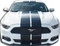 2015-2016 Ford Mustang Dual Racing Vinyl Graphic Stripe Package Kit (M-GRM78)