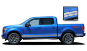 F-150 ROCKER ONE : Ford F-150 Lower Rocker Panel Stripes Vinyl Graphics and Decals Kit for 2015, 2016, 2017, 2018, 2019, 2020 F-Series Models (M-PDS3524)