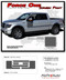 FORCE ONE Screen Print : Ford F-150 Hockey Stripe "Appearance" Style Vinyl Graphics and Decals Kit for 2009-2014 and 2015, 2016, 2017, 2018, 2019, 2020 Models (M-PDS3515) - DETAILS