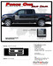 FORCE ONE Solid Color : Ford F-150 Hockey Stripe "Appearance Package Style" Vinyl Graphics Decals Kit 2009-2014 and 2015, 2016, 2017, 2018, 2019, 2020 Models (M-PDS3516) - DETAILS