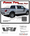 FORCE TWO Screen Print : Ford F-150 "Appearance Package Style" Hockey Stripe Vinyl Graphics Decals Kit 2009-2014 and 2015, 2016, 2017, 2018, 2019, 2020 Models (M-PDS3518) - DETAILS