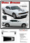 Challenger CUDA STROBE - Factory OEM "Cuda Style" Hood and Side Vinyl Stripes for 2008, 2009, 2010, 2011, 2012, 2013, 2014, 2015-2023 Dodge Challenger (M-PDS3740.44) - DETAILS